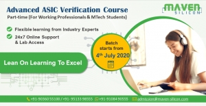 Advanced ASIC verification Course - Part-time